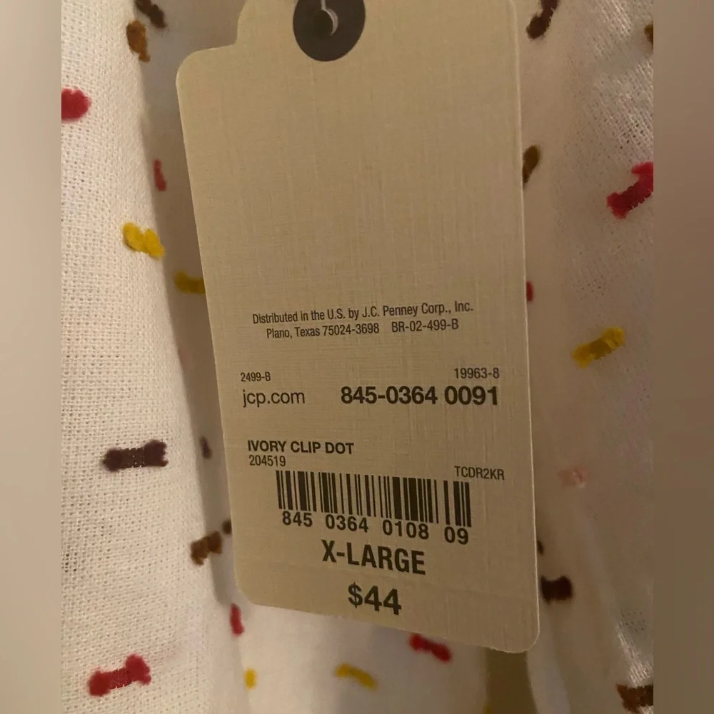 Embroidered dot blouse - Picture 3 of 4